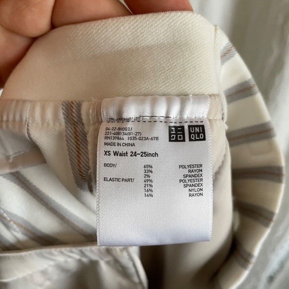 Uniqlo Striped Straight leg Pants - Picture 3 of 5